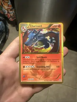 2013 Pokemon Black White Plasma Storm Charizard Holo Foil Secret Rare 136/135 - Image 5