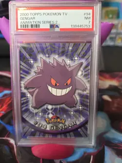 2000 Topps Pokemon #94 Gengar Series 2 PSA 7 Near Mint - Image 1