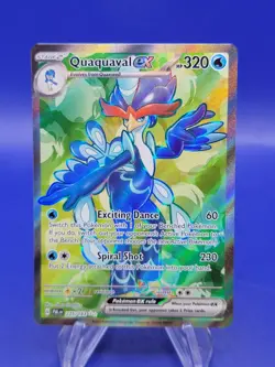 Pokemon TCG Quaquaval ex Scarlet & Violet - Paldea Evolved 235/193 Holo Ultra... - Image 1