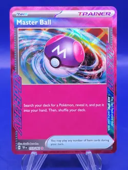 Temporal Forces Master Ball 153/162 Ace Spec SV Pokemon English NM - Image 1