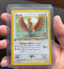 Ho-oh 18/64 Pokemon Neo Revelation 1st Edition LP - Image 1