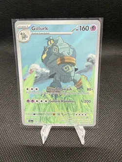 Golurk Pokemon Illustration Rare SV: Black Bolt 123/086 - Image 1