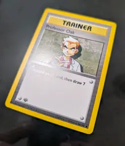Pokemon TCG Professor Oak Base Set 88/102 Regular 1st Edition Uncommon- MP/HP - Image 2