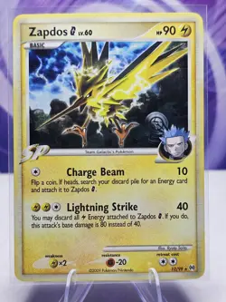 Zapdos G Holo Rare Holo Arceus 12/99 LP Pokemon TCG - Image 1