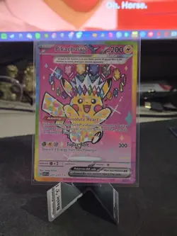 Pokemon TCG Pikachu EX SIR 277/217 Ascended heroes English *IN HAND* *PACK FRESH - Image 1