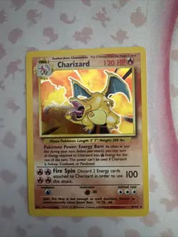 1999 Pokemon Base Set Unlimited Charizard Holo - Rare NM/LP - Image 2