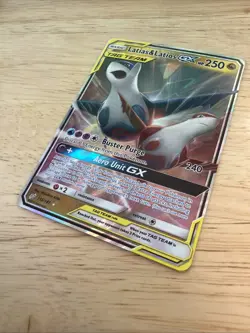 Latias & Latios GX (ULTRA RARE) SM Tag Team Up 113/181 Pokemon Sun And Moon - NM - Image 3