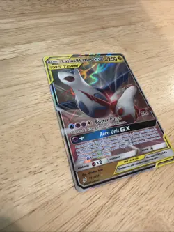 Latias & Latios GX (ULTRA RARE) SM Tag Team Up 113/181 Pokemon Sun And Moon - NM - Image 4