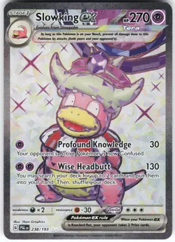 Slowking ex - 238/193 Pokemon SV02: Paldea Evolved Holo Ultra Rare NM - Image 1
