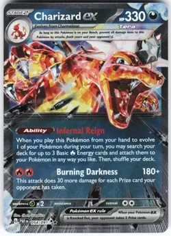 Charizard ex - 054/091 Pokemon SV: Paldean Fates Holo Double Rare NM - Image 1