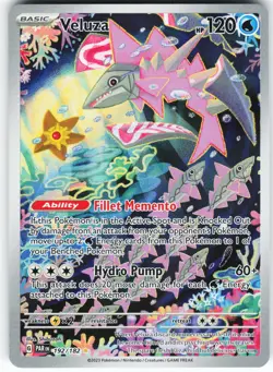 Veluza - 192/182 Pokemon SV04: Paradox Rift Holo Illustration Rare NM - Image 1