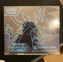 Pokemon Phantasmal Flames Pokemon Center ETB FACTORY SEALED (minor Tear) - Image 1