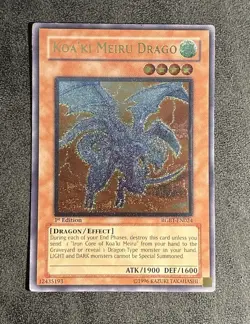 Yugioh Koa'ki Meiru Drago Ultimate Rare (UTR) RGBT-EN024 1st Edition MP/LP - Image 1