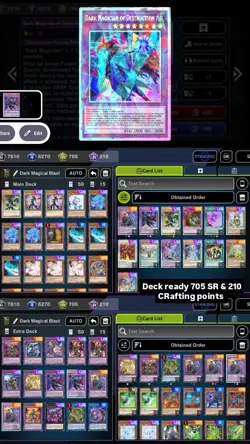 Yugioh Master Duel Dark Magician Of Destruction deck + DmOF-Destruction ROYAL... - Image 1