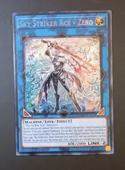 1x Yugioh - Sky Striker Ace = Zero DUAD-EN049 Secret Rare 1st Edition NM - Image 1