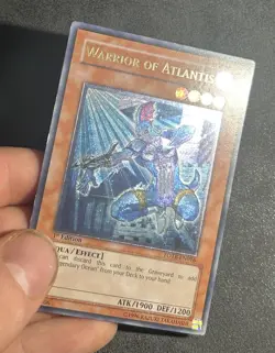 Yu-Gi-Oh Warrior of Atlantis 1st Edition Ultimate Rare FOTB-EN016 MP/LP - Image 4