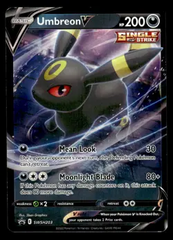 Pokemon TCG SWSH Promos #SWSH203 Umbreon V NM - Image 1