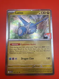 Latios 101/132 Cosmos Holo Pokemon Play! Prize Pack Play Stamp Series 8 - Image 3