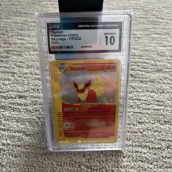 Pokemon Flareon Skyridge Holo Rare #H7 CGC 10 Gem Mint - Image 2