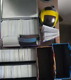 Bulk Pokemon Cards Uncommon, Common, Sleeves, Game Pieces, Mini Binder, exc. - Image 1