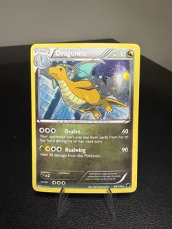 Pokemon TCG Dragonite 83/116 Plasma Freeze Cosmos Holo Rare LP - Image 1