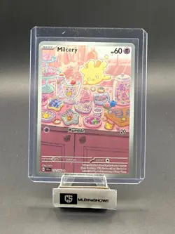 Milcery Pokemon Stellar Crown 152/142 Illustration Rare Near Mint - Image 1