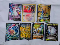 Highly Collectible A Group of 7 Oversized JUMBO Promo Pokemon Cards - Image 1