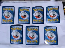 Highly Collectible A Group of 7 Oversized JUMBO Promo Pokemon Cards - Image 2