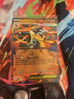 Pokemon Mega Charizard Y EX Holo Card 030/MEP - Image 1