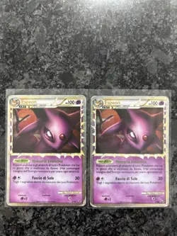 x2 Lot Espeon (Prime) ITALIAN Holo Ultra Rare 81/90 Pokemon Undaunted - Image 1