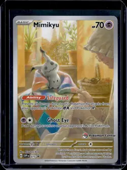 Pokemon SV: Scarlet & Violet Promo Cards Mimikyu 075 Pokemon Center - Image 1