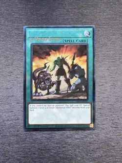 YuGiOh! A Hero Lives RA04 - Error Misprint Name Shift 1st Edition Near Mint - Image 1