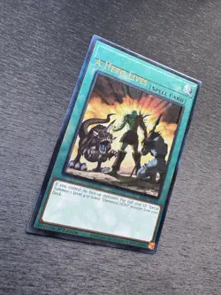 YuGiOh! A Hero Lives RA04 - Error Misprint Name Shift 1st Edition Near Mint - Image 5