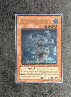 Yu-Gi-Oh Aquarian Alessa TAEV-EN020 Ultimate Rare (UTR) 1st Edition - Image 1