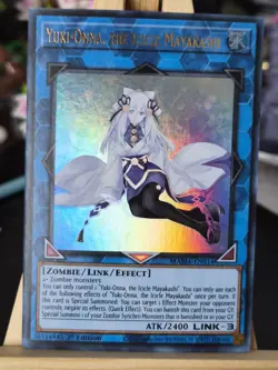 Yuki-Onna, the Icicle Mayakashi - MAMA-EN014 - NM - Ultra Rare - 1st ed - Yugioh - Image 1