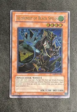 Yu-Gi-Oh Alchemist of Black Spells ABPF-EN082 Ultimate Rare (UTR) 1st Edition - Image 1
