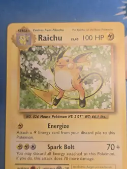 Pokemon TCG XY Evolutions Raichu Regular Card 36/108 Near Mint Condition - Image 4