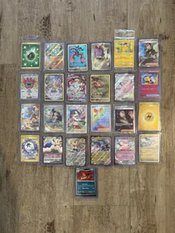 NM Pokemon Lot: Ralts 211/198 Moltres SWSH284 Magmortar GG03 Marnie; 25 cards - Image 1