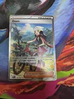Pokemon Dawn 129/94 SIR 2025 TCG Phantasmal Flames English Card NM - Image 1