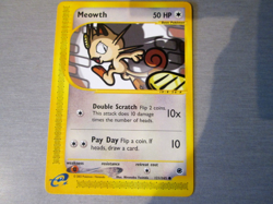MEOWTH 121/165 POKEMON CARD (Expedition base SET) 2002 - Image 1