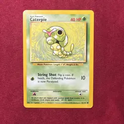 CATERPIE - 45/102 - Base Set - 1999-2000 - Pokemon Card - LP - Image 1