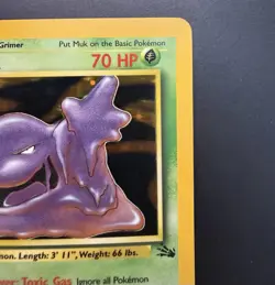 1999 Pokemon TCG MUK #13/62 Fossil Set Holo Rare Card Vintage WOTC LP-NM - Image 3
