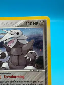 Aggron 1/108 Pokemon card EX Power Keepers Holo Rare TCG MP - Image 3