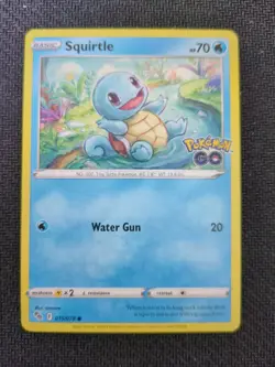 015/078 Squirtle Card Pokemon GO Trading Card Game TCG Single Card - Image 1