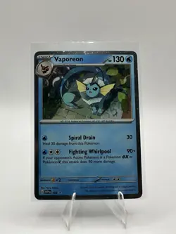 Vaporeon - (Cosmos Holo) Holo Promo SV: Scarlet & Violet Promo Cards 168 NM - Image 1
