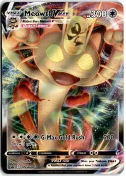 Meowth VMAX - Promo SWSH: Sword & Shield Promo Cards SWSH005 NM - Image 1