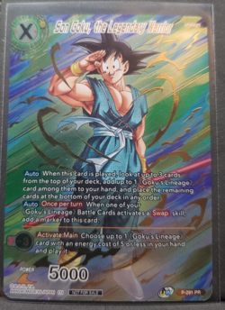 Son Goku the Legendary Warrior P-291 Promo Foil Dragon Ball Super Card Game - Image 1