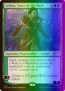 MTG Arlinn, Voice of the Pack (516/3004) Secret Lair Drop Series LP FOIL - Image 1