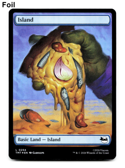 Island (Foil) 0254 TMT [Teenage Mutant Ninja Turtles] TMNT MTG - NM 💧 - Image 1