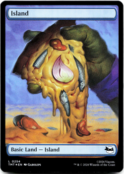 Island (Foil) 0254 TMT [Teenage Mutant Ninja Turtles] TMNT MTG - NM 💧 - Image 2